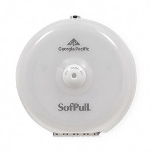 Georgia Pacific SofPull Mini Bath Tissue Dispensers - Soft Pull Bath Tissue Dispenser, Mini, White - 56515