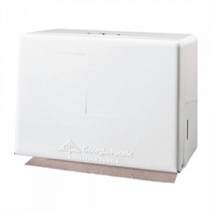 Georgia Pacific LLC S-Fold Paper Towel Dispenser - Towel Dispenser for Single-Fold Towels, White - 56701