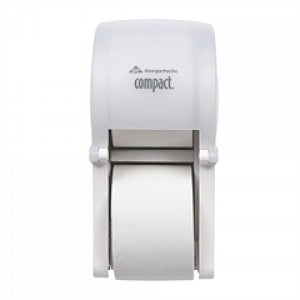 Georgia Pacific LLC Vertical Tran Compact Bath Tissue Dispensers - Tissue Compact Dispenser, Vertical - 56767