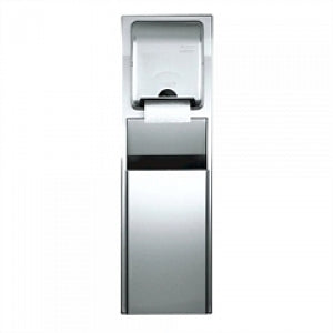 Georgia-Pacific Recessed Trash Receptacle - Stainless Steel Recessed Trash Receptacle - 59451