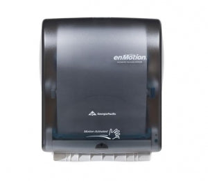 Georgia Pacific LLC enMotion Automated Touchless Paper Towel Dispensers - enMotion 10" Automated Touchless Paper Towel Dispenser, Black - 59462A