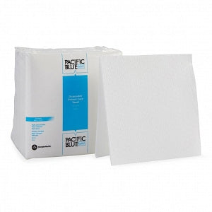 Georgia Pacific LLC Pacific Blue Select Disposable Personal Care Washcloths - Pacific Blue Select A400 Quarter-Fold Disposable Personal Care Washcloth, 13" x 13" - 80534