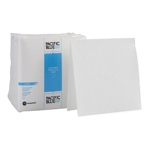 Georgia Pacific LLC Pacific Blue Select Disposable Personal Care Washcloths - Pacific Blue Select A400 Quarter-Fold Disposable Personal Care Washcloth, 13" x 13" - 80534