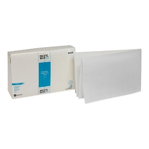 Georgia Pacific A400 Patient Care Disposable Hand Towels - Disposable Patient Hand Towel, 1/4 Fold - 80538