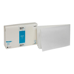 Georgia Pacific A400 Patient Care Disposable Hand Towels - Disposable Patient Hand Towel, 1/4 Fold - 80538