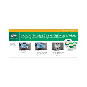 Clorox Hydrogen Peroxide Disinfecting Wipes - Clorox Hydrogen Peroxide Wipes, 155 Wipes - CLO30825