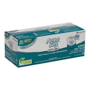 Georgia-Pacific Angel Soft Ultra 2-Ply Bath Tissue - Angel Soft Ultra 2-Ply Bath Tissue in Convenience Pack, 450 Sheets / Roll - 16620