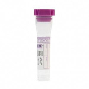 Greiner Bio-One MiniCollect K3EDTA Blood Collection Tubes - K3EDTA Whole Blood Collection Tube, 0.5 mL - 450475