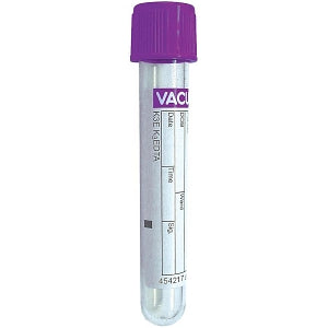 Greiner VACUETTE K3 EDTA Blood Collection Tubes - VACUETTE K3 EDTA Blood Collection Tube, 13 mm x 75 mm, 6 mL, Pull Cap - 454217