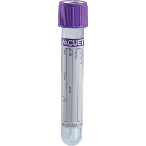 Greiner VACUETTE K3 EDTA Blood Collection Tubes - VACUETTE K3 EDTA Blood Collection Tube, 13 mm x 75 mm, 2 mL - 454222