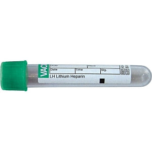 Greiner Bio-One VACUETTE Plasma Lithium Heparin Blood Tubes - Bio-One Lithium Heparin Blood Collection Tube, 2 mL - 454237