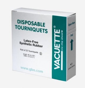 Greiner Bio-One VACUETTE Disposable Tourniquets - TOURNIQUET, DISP, BLUE, 19"L X 1"W - 840053