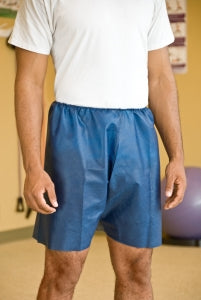 Little Rapids MediShorts Disposable Exam Shorts - Exam Shorts, Nonwoven, Disposable, Blue, Size S / M - 10000