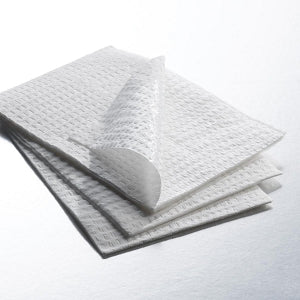 Little Rapids 3-Ply Tissue / Poly Towels - 3-Ply Tissue / Poly-Back Towel, White, 13.5" x 18" - 180