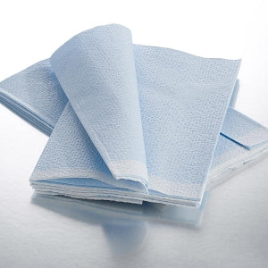 Little Rapids Drape Sheets - Drape Sheet, Tissue / Polyethylene / Tissue, 40" x 48", Blue - 317