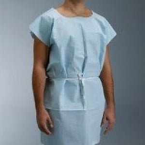 Little Rapids Apex Exam Gowns - Exam Gown, Tissue, Blue, 30" x 42" - 44507