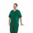 Little Rapids Nonwoven Scrub Tops - Unisex Nonwoven Scrub Top, Size M (38"-40"), Green - 62211