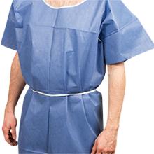 Little Rapids Nonwoven Gowns - Nonwoven Patient Exam Gown, Size Medium, 28" x 42" - 74110