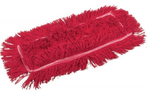 Medline Poly / Cotton Dust Mops - Premium Poly / Cotton Dust Mop, Red, 5" x 18" - GSC201189