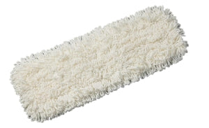 Gsc Manufacturing Magnetic Pull Synthetic Dust Mops - Synthetic Prem Sewn Dust Mop, White, 5" x 18" - 212180