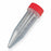 Globe Scientific Diamond Midi Centrifuge Tubes with Screw Cap - 5 mL Diamond Midi Centrifuge Tubes with Separate Red Screw Caps, Nonsterile - 111580