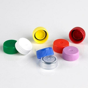 Globe Scientific Screw Cap for Microtube with O-Ring - CAP, SCREW, MCT, WITH O-RING, BLU, 1000/BG - 111671B