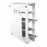 Globe Scientific Serological Pipette Storage Racks - 4-Compartment Serological Pipette Storage Rack with 2 Accessory Holders, White - 1685W