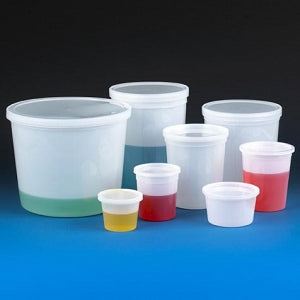 Globe Scientific HDPE Translucent Pathology Containers - CONTAINER, HDPE, 8OZ, SNAPLID, SHORT, TRANSLU - 271008