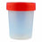 Globe Scientific Urine Specimen Containers with Screw Caps - CONTAINER, SPECIMEN, 4OZ, SCRW, RED, PP, NS - 5915