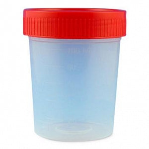 Globe Scientific Specimen Container with Temperature Strip - CONTANER, SPECIMEN, 4OZ, TEMPSTRIP, PP, NS - 5916