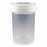 Globe Scientific Tite-Rite Specimen Containers - CONTAINER, W/CAP, GRAD, PP, 90ML, NS, 400/CS - 6524