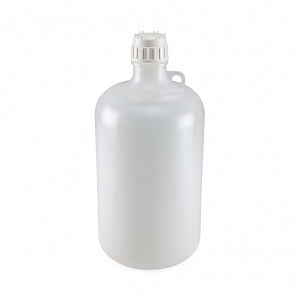 Globe Scientific Inc Diamond RealSeal Large Format Narrow-Mouth LDPE Lab Bottles - BOTTLE, NM, ROUND, LDPE, SCREWCAP, 8L, 6/CS - 7078000