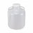 Globe Scientific Diamond RealSeal Round Wide-Mouth PP Carboys - CARBOY, WM W/HANDLE, PP, GRAD, AUTO, 10L, 6/CS - 7210010