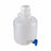 Globe Scientific Diamond RealSeal Round PP Carboys with Spigot - CARBOY W/SPIGOT & HANDLE, PP, GRD, AUTO, 10L - 7220010