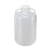 Globe Scientific Diamond RealSeal Round Wide-Mouth PP Carboys - CARBOY, WM W/HAND, LDPE, GRAD, AUTO, 20L, 4/CS - 7260020