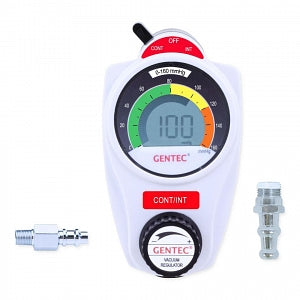 Genstar Digital Continuous and Intermittent Suction Regulators - Suction Regulator Digital Continuous / Intermittent 160, Puritan Bennett Barb - 881VR-160D-PB-D