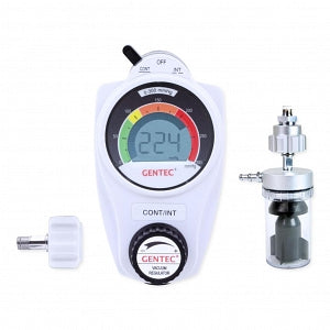 Genstar Digital Continuous and Intermittent Suction Regulators - Suction Regulator Digital Continuous / Intermittent Diss Hand-Tighten, Trap - 881VR-300D-DH-H