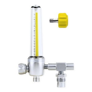 Genstar Technologies Aluminum Air Flowmeters - Aluminum Air Flowmeter, 15 LPM, with Power Take Off, DISS Hand-Tight Adapter - FM187A-15L-DHP