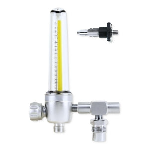 Genstar Technologies Aluminum Air Flowmeters - Aluminum Air Flowmeter, 15 LPM, with Power Take Off, Oxequip Medstar Adapter - FM187A-15L-OEP