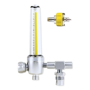 Genstar Technologies Aluminum Air Flowmeters - Aluminum Air Flowmeter, 15 LPM, with Power Take Off, Ohio / Ohmeda Adapter - 187-A15OHP