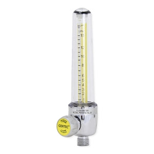 Genstar Technologies Co Inc Gentec Brass Air Flowmeters - Air Flowmeter, Brass, 15 LPM, 1/8 NPT Inlet Fitting, Female Adapter - FM187B-15L-00