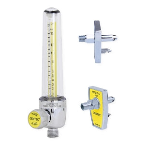 Genstar Technologies Co Inc Gentec Brass Air Flowmeters - Air Flowmeter, Brass, 15 LPM, Chemetron - FM187B-15L-CH