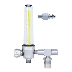 Genstar Technologies Co Inc Gentec Brass Air Flowmeters - Air Flowmeter, Brass, 15 LPM, with Power Takeoff, Puritan Bennett Adapter - FM187B-15L-PBP