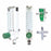 Genstar Technologies Co Inc Brass Oxygen Flowmeters - Oxygen Flowmeter, Brass, 0 - 75 LPM, Pediatric, Chemetron - FM193-7L-CH