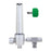 Genstar Technologies Aluminum Oxygen Flowmeters - Oxygen Flowmeter, Aluminum, 15 LPM, with Power Takeoff, Hand Tight Adapter - FM197A-15L-DHP