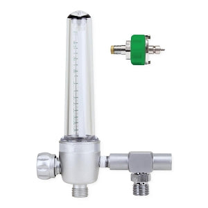 Genstar Technologies Aluminum Oxygen Flowmeters - Oxygen Flowmeter, Aluminum, 15 LPM, with Power Takeoff, Ohmeda Wall Outlet - 197-A15OHP