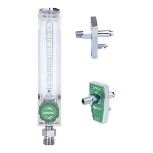 Genstar Technologies Co Inc Brass Oxygen Flowmeters - Oxygen Flowmeter, Brass, 0 - 1 LPM, Neonatal, Chemetron - FM-293-01-CH