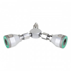 Genstar Technologies Co Inc Oxygen Y-Coupler - Y-Oxygen Coupler, Puritan-Bennett Adapter - OXY-CPRLRPB