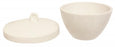 GSC International Crucible with Lid - CRUCIBLE, W/LID, LOW FORM, PORCELAIN, 15ML - CLF-15