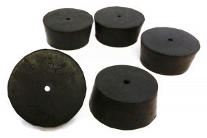 GSC International 1-Hole Rubber Stoppers - STOPPER RUBBER, SIZE 11, 1-HOLE - RS-11-1